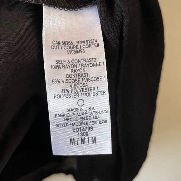 ELLA MOSS black midi dress Medium - Picture 5 of 6